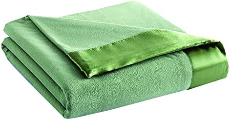 Простынное одеяло Thermee Micro Flannel Twin-Size All Seasons, Достъпно, Машинно пране и сушене, Без усукване, 84lx72