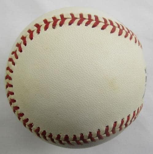 Ханк Аарон Подписа Автограф Rawlings Baseball JSA XX74426 - Бейзболни Топки С Автографи
