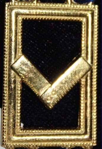Нашийник-верига с масонскими златни символи - покритие 24 Карата + Безплатен Калъф (подарък)