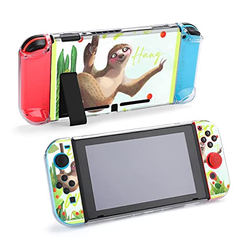 Защитен калъф NONOCK за Nintendos Switchs, игрални конзоли Сладко Sloth Switchs със защита от надраскване, Защитен