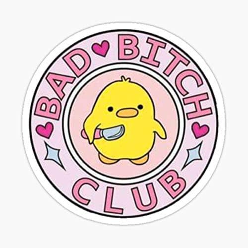 Стикер Bad Кучка Club - Графична стикер - Водоустойчива - Устойчива към избледняване на щанцоване