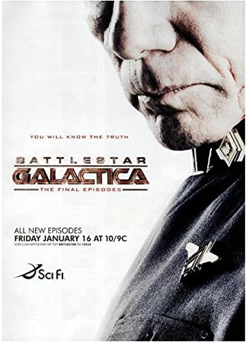 Едуард Джеймс Олмос планетоиди в униформа реклама SciFi за финалните епизоди на Снимка с размер 8 х 10 см