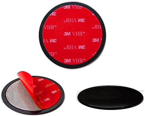 Универсалният диск за табло Navitech 80 мм (двойна опаковка) с кръгла лепило, съвместим с вендузи за предното стъкло,