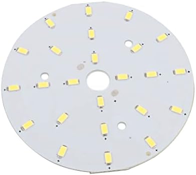 Qtqgoitem 5шт диаметър 100 mm 12 W 24 светодиода 5730 Висока Мощност SMD Чисто бял led тавана лампа (модел: fe8