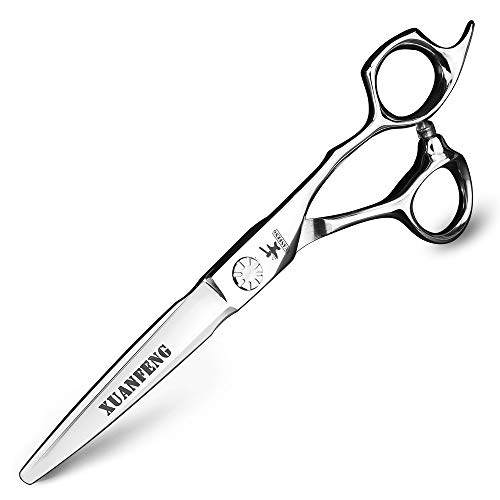 Фризьорски ножици с подшипниковым винт XUANFENG, 6-инчов Ножици за коса, Япония 440C, Комплект ножици за подстригване
