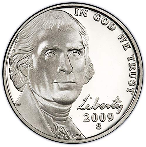 Монетен двор на САЩ с разбивка 2009 г. Jefferson Nickel Choice Без лечение