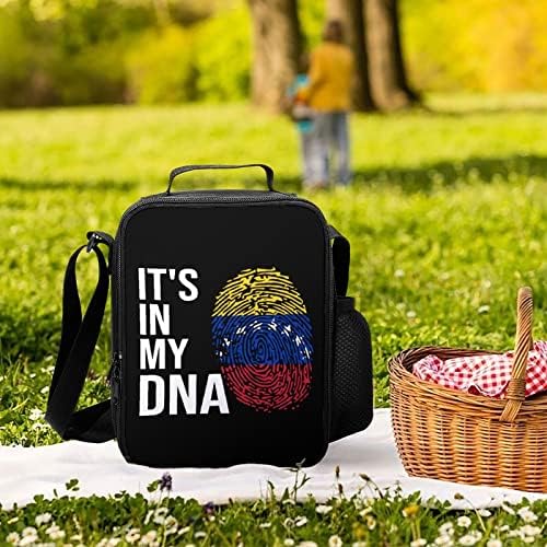 Това е в Моята ДНК, Преносим чанта за Обяд с Флага на Венецуела, Изолирано Чанта-тоут за студена Храна, Чанта за