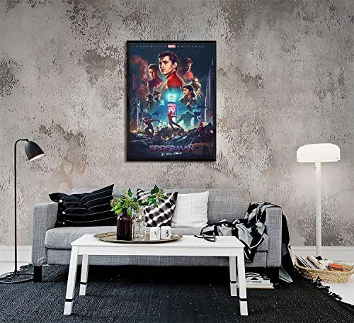 Супергерой спайдър-Няма Път за Вкъщи Спайдърмен Плакат на Филма Спайдърмен Платно Стенно Изкуство HD Печат за Хол, Спалня и Детска Стая Стенно Изкуство Gougind