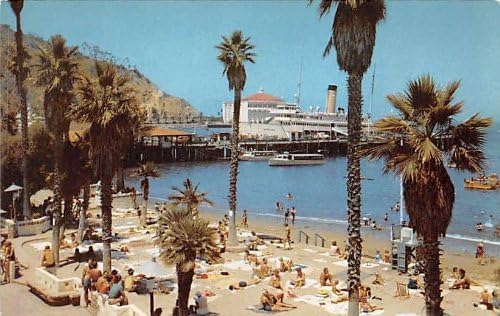 Пощенска картичка от остров Санта Каталина, Калифорния