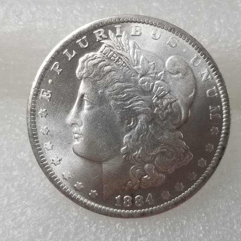 Qingfeng Оригиналната е по-лека версия на сребърни монети c c Сребърен долар 13 години САЩ Монета Морган Смесени страна може да взриви Монета Мур Монета Морган
