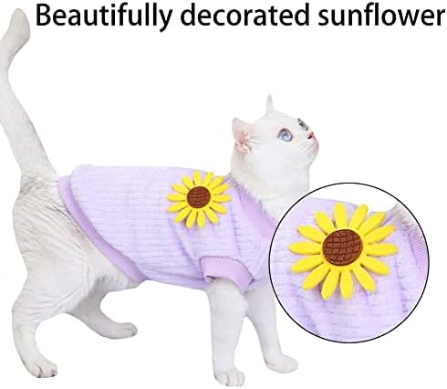 Nuatpetin 2 опаковки Флисовых Пуловери с изображение на котка Семки за момичета-Kitties, Скъпа Мек Плюшен Зимно