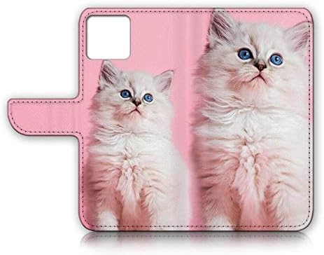 за iPhone 12 Mini, дизайнерски калъф-портфейл с панти капак за телефон, A24614 Ragdoll Cat коте 24614