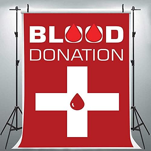 Фон за Снимки с Бял Кръст и Червен участието на Донор на кръв за дейности, 6x9 фута, на Фона На Банер Медицинска
