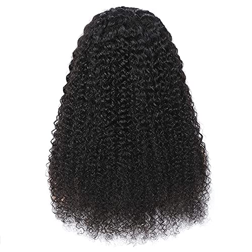 Къдрава перука-превръзка на главата за черни жени, бесклеевые Перуки от Естествена Коса на дантели, бразилски девствени