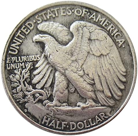 Полдоллара САЩ Walking Freedom 1921 сребърно покритие Копие на Възпоменателни монети