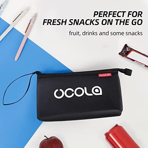 UCOLA Малка чанта-хладилник, чанта за закуски, Малко изолирано чанта, Чанта за сандвичи, чанта за замразени вечери,