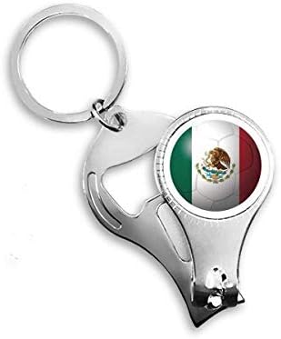 Националното Знаме на Мексико Футбол Клещи за нокти Халка Ключодържател Отварачка За Бутилки Машина За Рязане