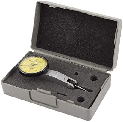 X-DREE 40 мм Измерване с точност 0,01 мм, Дебелометрия с жълт циферблат, на измервателен инструмент, с корпус (медицински