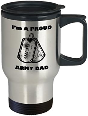 Пътна Чаша Горд Армейски татко, Аз съм Горд Армейски баща-Герой, Идеи за Подаръци за Деня На Бащите, Чашата за Кафе