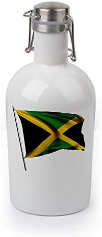 ExpressItBest 64oz Growler - Флаг Ямайка (Ямайка) - Изобилие от възможности