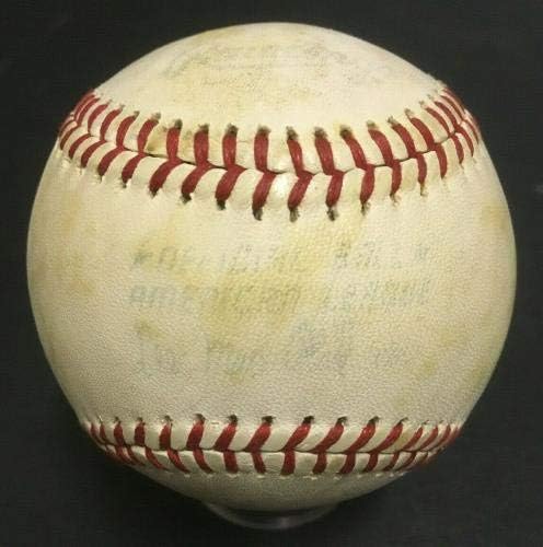 Били Мартин Янкис подписа бейзболен автограф А. Л. Дали Макфейла JSA LOA - Бейзболни топки с автографи