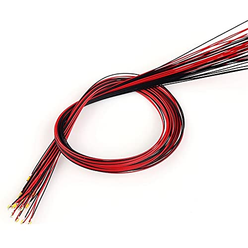 Съединители SMD Led крушка с жица, Индикатор материал, модели, Индикатор лампа, 0402 0603 0805 1206 Без съпротива - (Дължина на кабела: 0402, цвят: синьо)