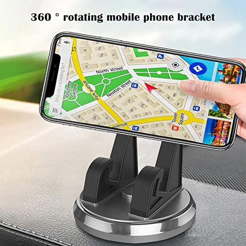 Стойка за телефон на таблото GILIGEGE за кола Оттичане Странично Кола за телефон със завъртане на 360 Градуса, Съвместим