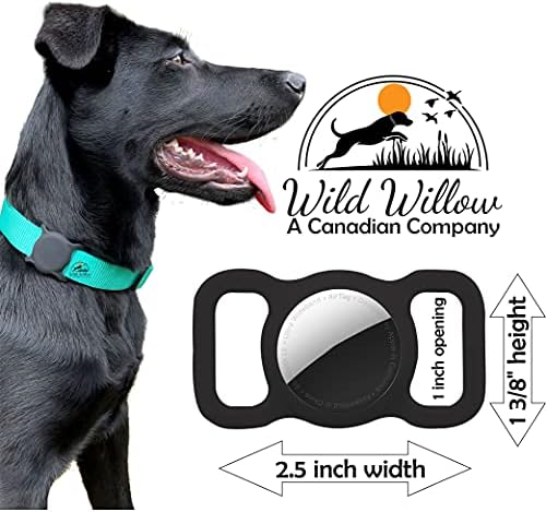 Калъф за въздушна етикети, защитен калъф за Apple AirTag от Wild Уилоу, нашийник за домашни кучета и котки, защита