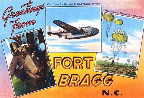 Писма От Форт Браг, Северна Каролина - 1940-те години - Реколта Чаша-пощенска Картичка