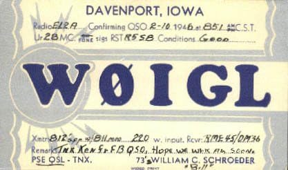 Пощенска картичка от Дэвенпорта, Айова