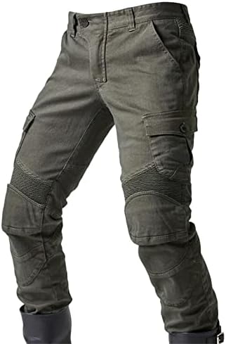 Работни панталони Ymosrh за мъже, Износоустойчиви, с 2 Двойки защитни елементи върху бедрата и колената, Подвижна подплата, Мъжки Панталони Участък