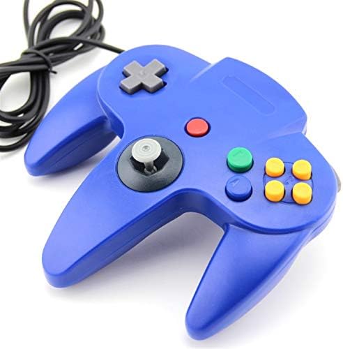 Геймпад Кабелна Геймпад за Gamecube Стик Игри и Аксесоари за Nintendo N6 4 бр. Компютърен контролер Контролер (Цвят: N64 Червен)