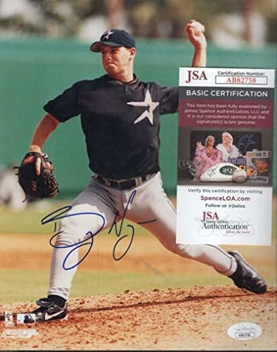 Били Вагнер Хюстън Астрос Подписа Снимка 8x10 с Автограф от Jsa Ab82758 - Снимки на MLB с автограф