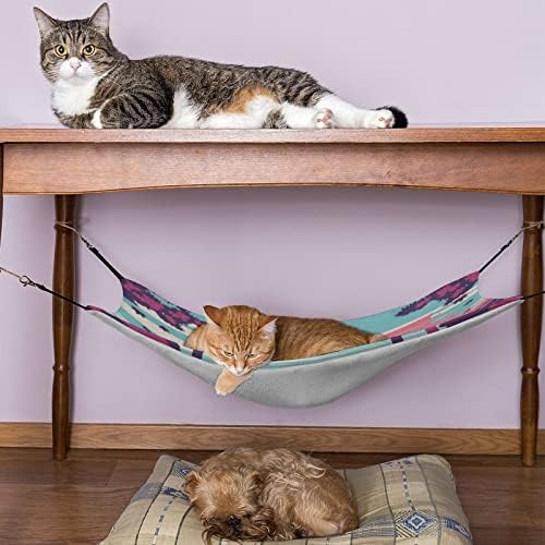 Хамак за домашни любимци Maple Leaf Sleeping Cat Bed с Регулируеми Каишки и Метални Куки 16,9 x 13