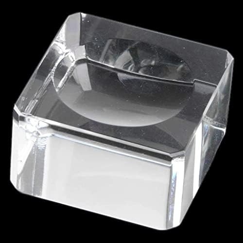 SGerste Квадратен Прозрачен Кристален Дисплей Поставка за употреба за 70-80 мм Кристална Топка Обхват Глобус