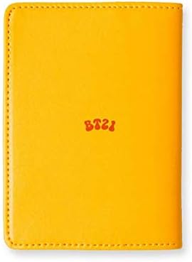 BT21 Графичен джобен формат за паспорт TATA Flower Collection, Синьо
