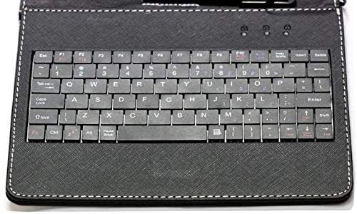 Черен калъф-клавиатура Navitech е Съвместим с 10-инчови таблета Alcatel One Touch Pop 2
