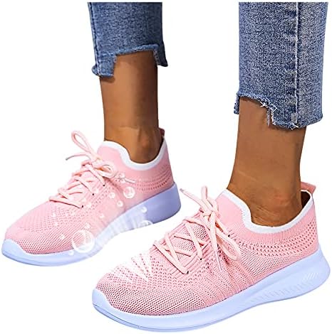 USYFAKGH / летни обувки за жени, дамски леки маратонки, стилни спортни обувки от 3D тъкан