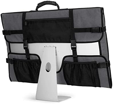 Чанта-тоут CURMIO с гумена дръжка, Преносима чанта, Съвместима с 21,5-инчов монитор на iMac и аксесоари, Патентован