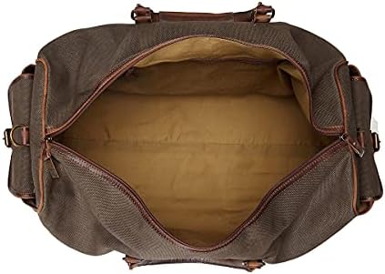 Мъжка Спортна чанта The Foreman от STS Ranchwear, Платно /Кожа, цвят Тъмно Каки, Един Размер
