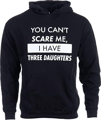 Ти не можеш да ме плаши, имам Три дъщери | Забавна Мъжка тениска С папиной шега