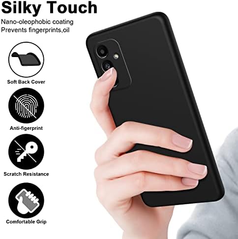 Силиконов калъф-кобур за смартфон, който е Съвместим с Samsung Galaxy A14 4G / 5G case, Ултра-устойчив на удари