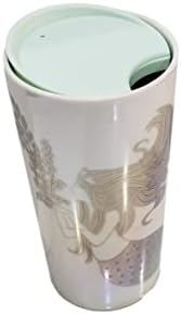 Медни сирена Старбъкс Spring 2022 Керамична чаша с 12 унции с мятно-зелена капачка