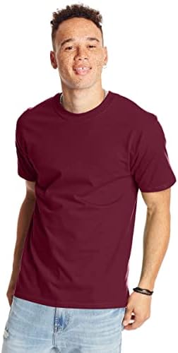 Мъжка тениска Hanes за тежести с къс ръкав (1 опаковка)