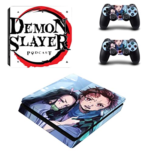 За PS5 DIGITAL - Аниме Demon Kimetsu Slayer И No Yaiba Tanjiro Незуко Зеницу Аказа Ренгоку Иносуке PS4 или PS5 Стикер