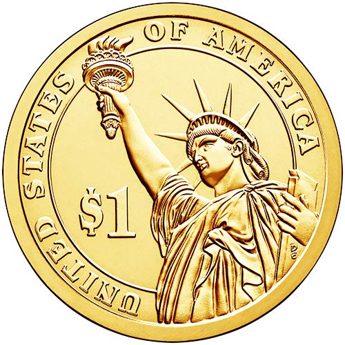 2012 D Позиция A BU Президентски долар Кливланд е Избран за 1-ви срок, Не Обращающийся Монетен двор на САЩ