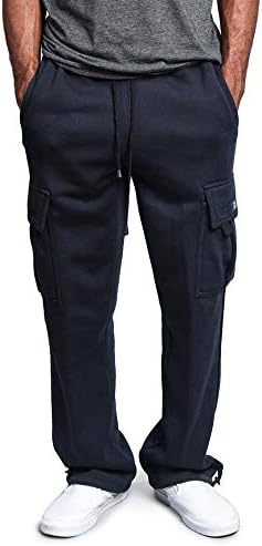 Мъжки панталони-карго от гъсто руно G-Style USA в тежка категория
