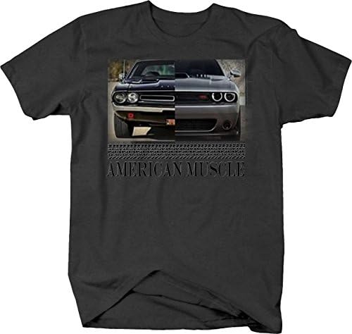 Мъжки t-shirt American Muscle Hotrod Challenger Modern & Classic Състезания за мъже