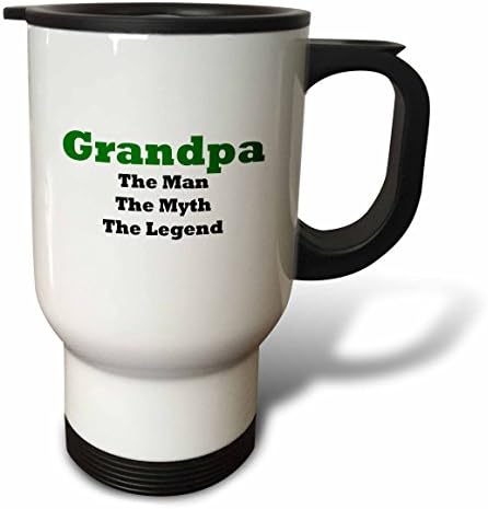 3 Чаша за пътуване Дядо-Мъж - Мит-Легенда от неръждаема стомана, 14 грама, Натурална