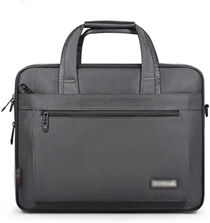 SDFGH Мъжки Бизнес портфейл, Водоустойчива найлонова чанта за мъже, дамски чанти на рамо Голям Капацитет за 15-инчов